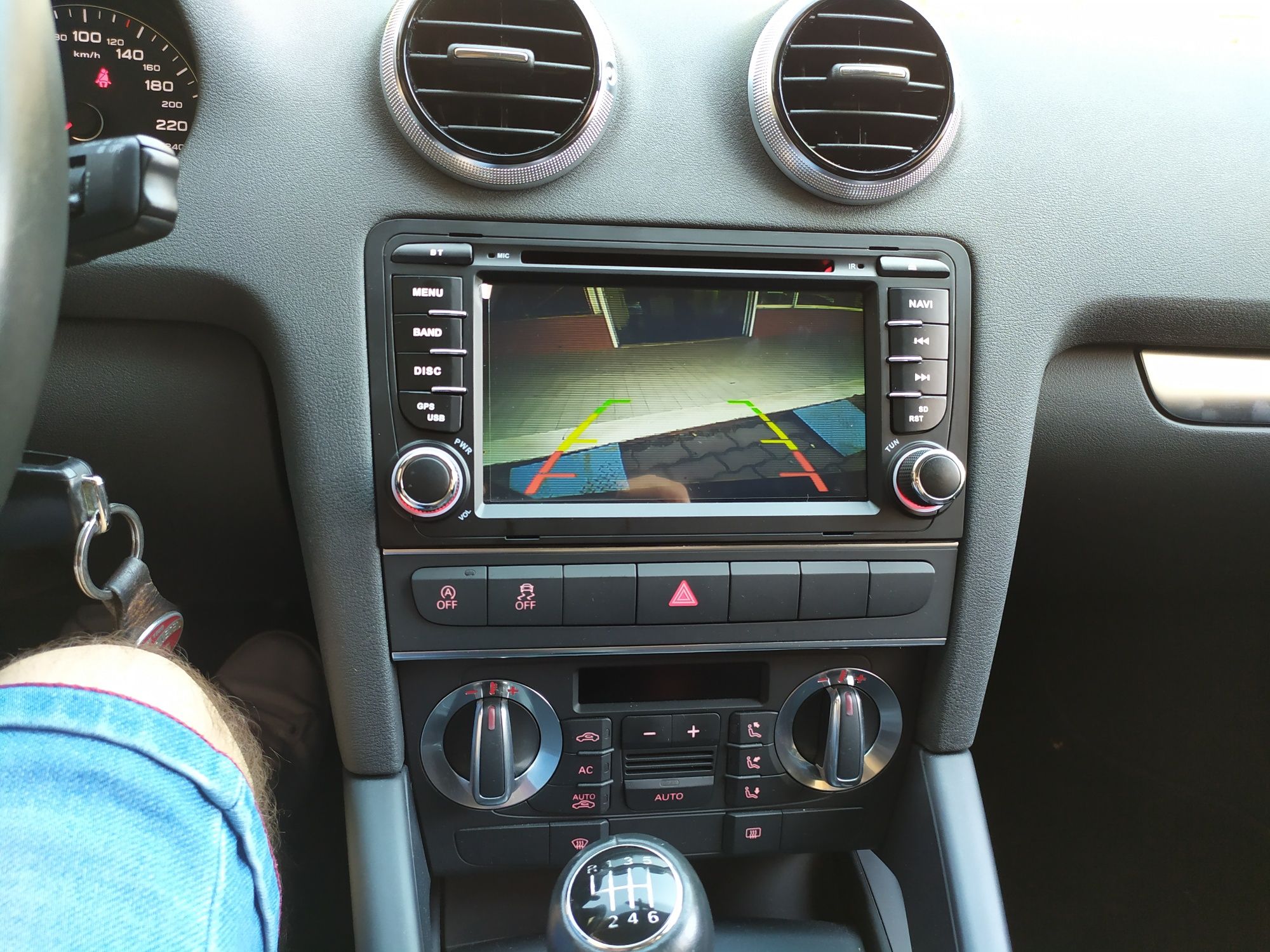 Auto Rádio Audi A4 e A3 GPS TV DVD Bluetooth USB SD Android