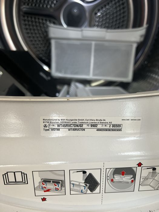 TOП! Сушильна машина Siemens iQ300 |компресорна 625W |2020 рік