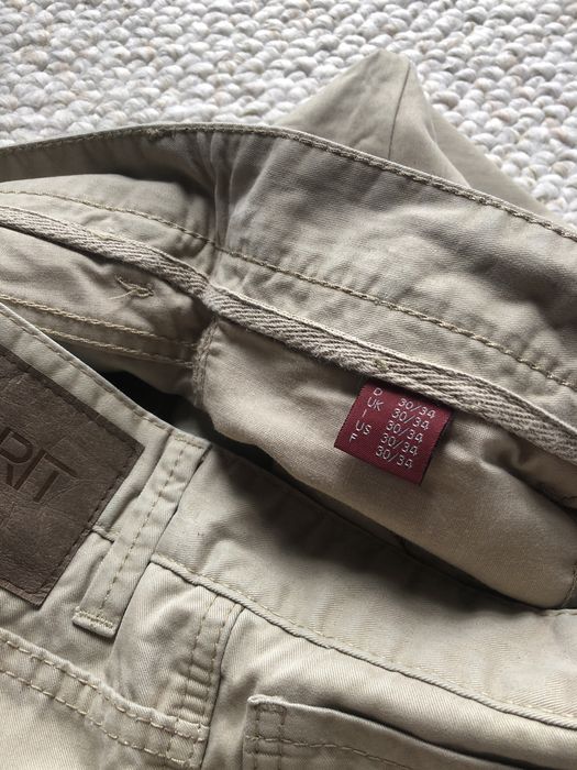 Esprit beżowe chinosy 30/34