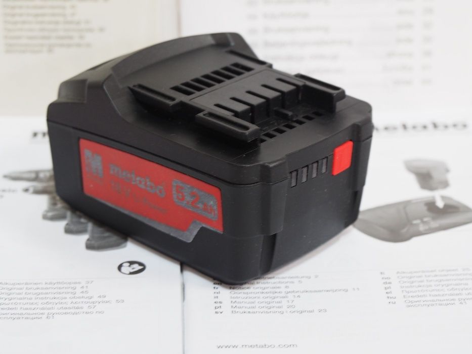 Bateria METABO 18v 5,2Ah akumulator LI-ION