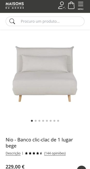 Sofa Cama Nio 1 lugar - Maison du Monde