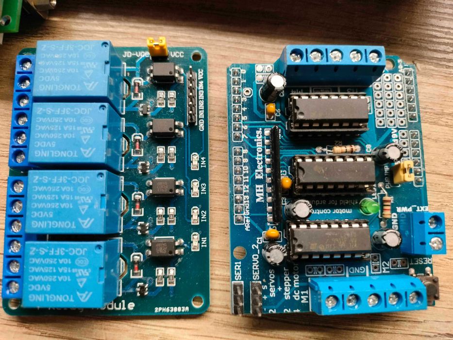Zestaw arduino, atmega, wyświetlacz, plum ecomax 800,sterownik krokowy