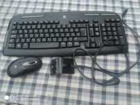 Клавиатура с мышью Logitech Cordless Desktop EX100