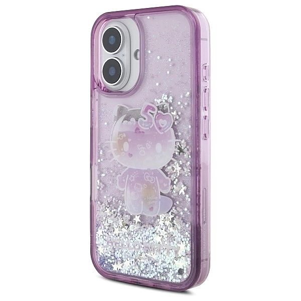 Hello Kitty HKHCP16SL50PPU iPhone 16/6.1" fioletowy/purple hardcase Li