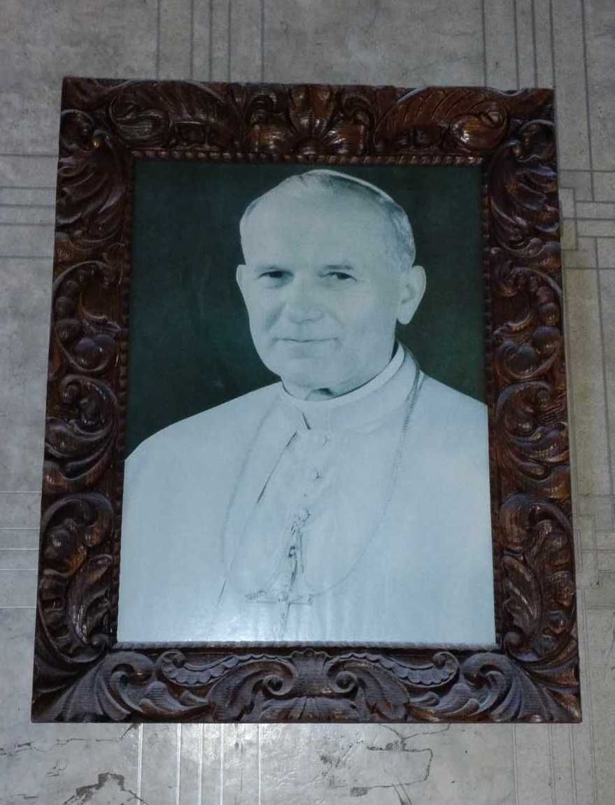 Obraz/zdjęcie Jana Pawła II w pięknej ramie