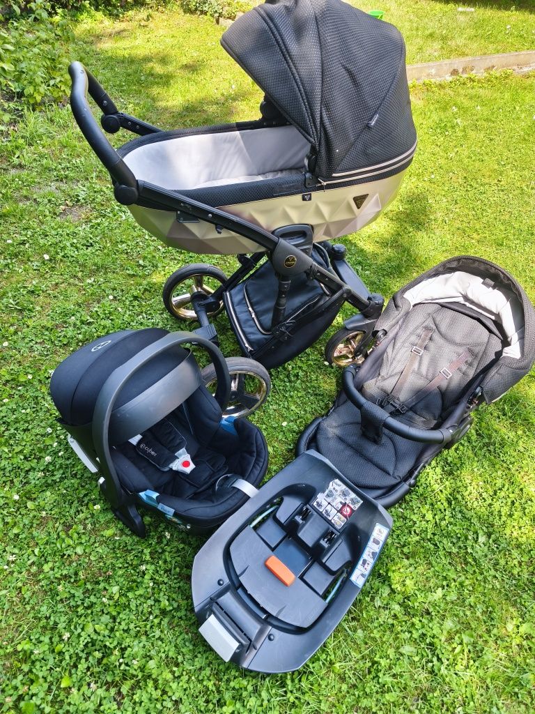 Wózek JUNAMA Diamond 3 w 1 - ISOFIX **REZERWACJA**