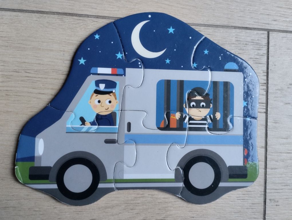 Puzzle Maxi pierwsze puzzle pojazdy 2+