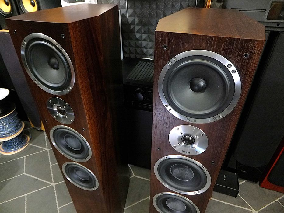 Eleganckie kolumny głośnikowe HECO ELAN 700 / lepsze od Celan