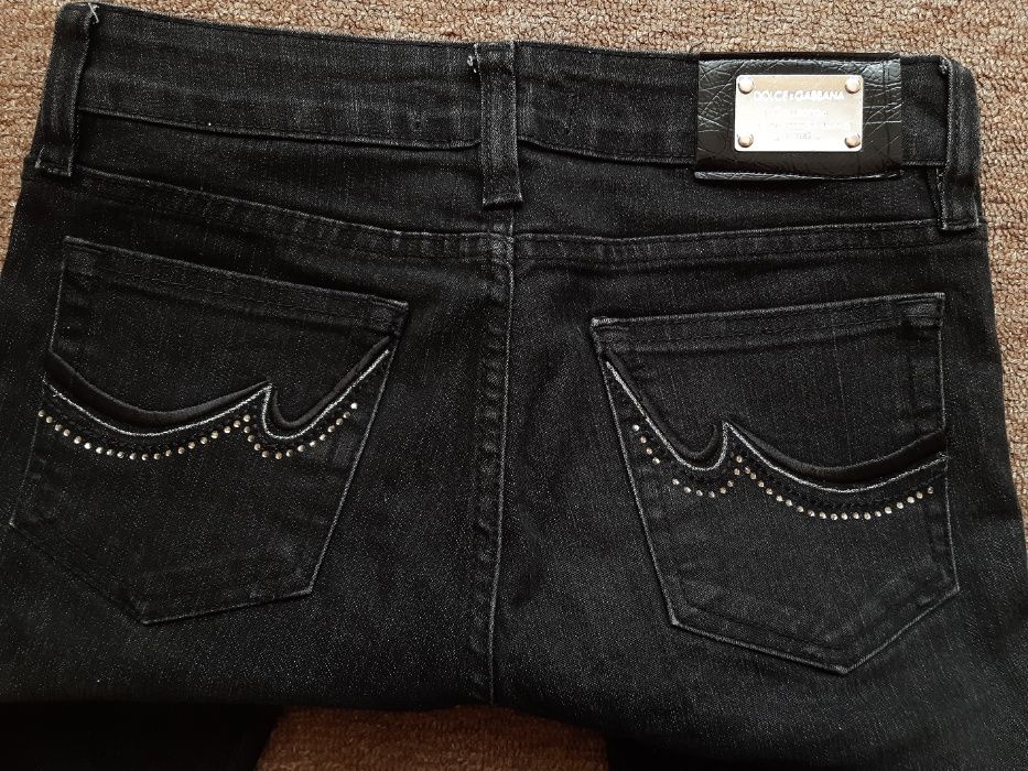 spodnie jeans Dolce&Gabana rozm 30 stan bardzo dobry 79cm w pasie