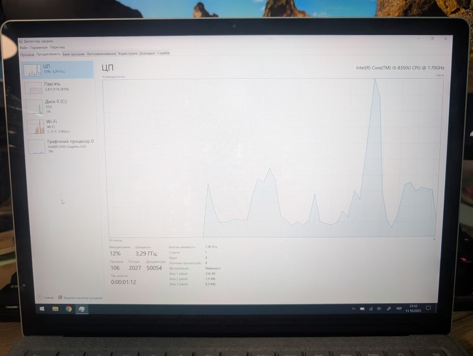 Ультрабук Microsoft Surface Laptop 1769 б/в гарний стан