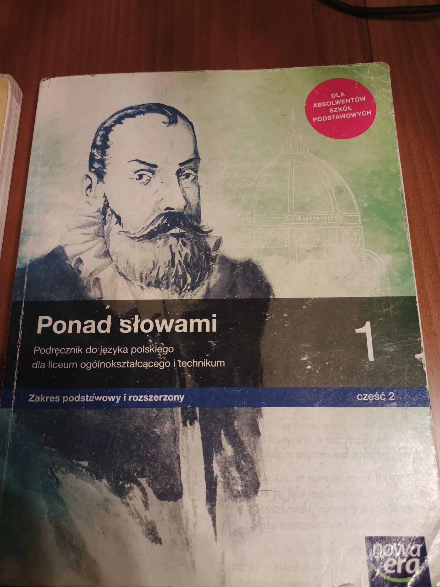 podręcznik 1 klasa ponad słowami, nowa era, zakres podstawowy i rozs