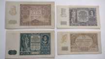 Banknoty - 100 rubli, Bank Emisyjny 10, 20, 50, 100zł i PRL
