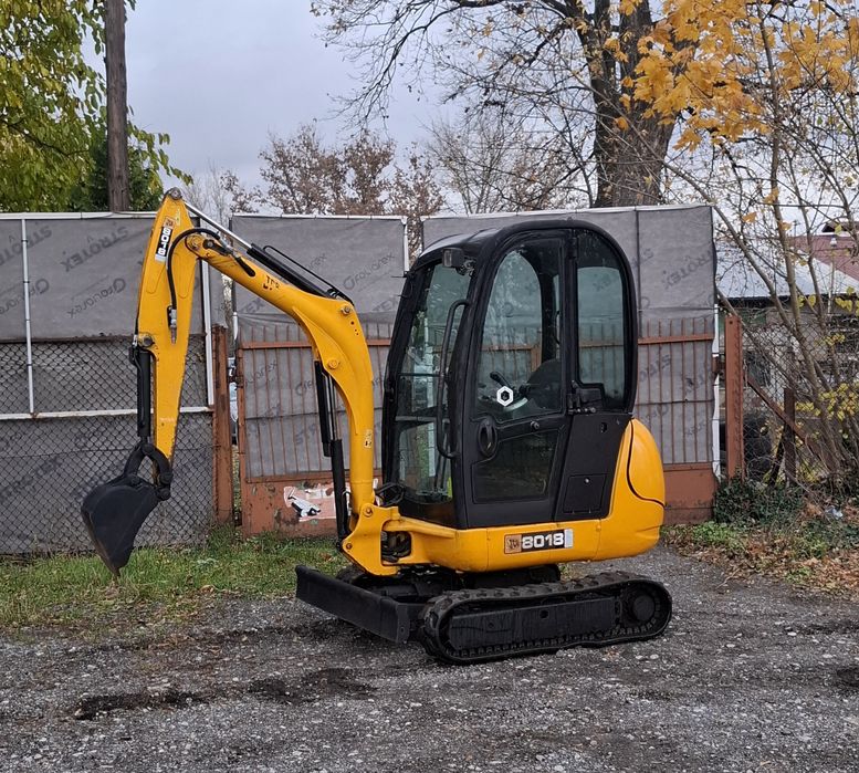 Minikoparka jcb 8018 rozsowane gasienice transport