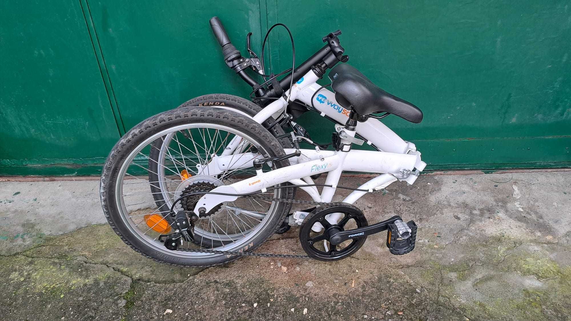 Bicicleta WAYSCRAL Takeaway 100 Branca
