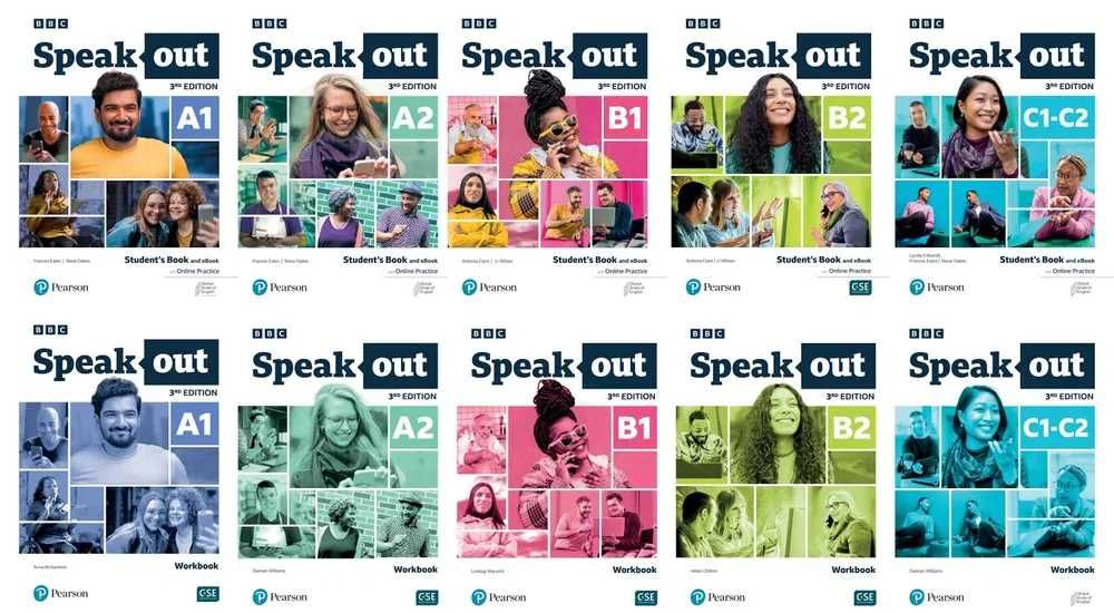 Speakout 2nd 3rd American edition A1, A2, B1, B1+, B2, B1+, C1-C2