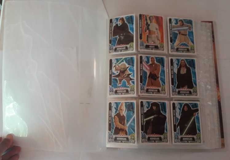 Coleção completa Star Wars Cartas+Abatons + Totally totems