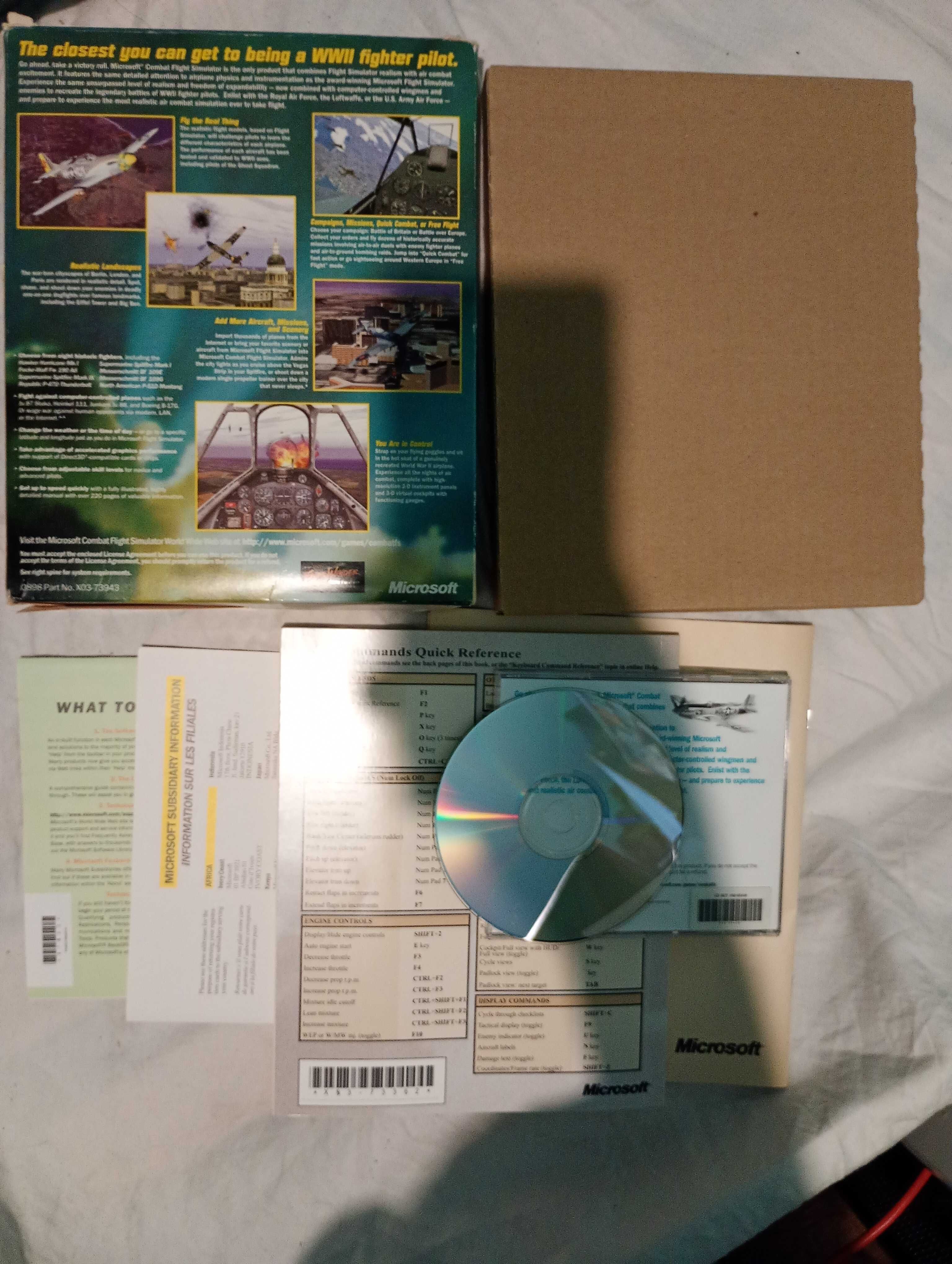 Microsoft Combat Flight Simulator WWII Europe Series PC Big Box Eng