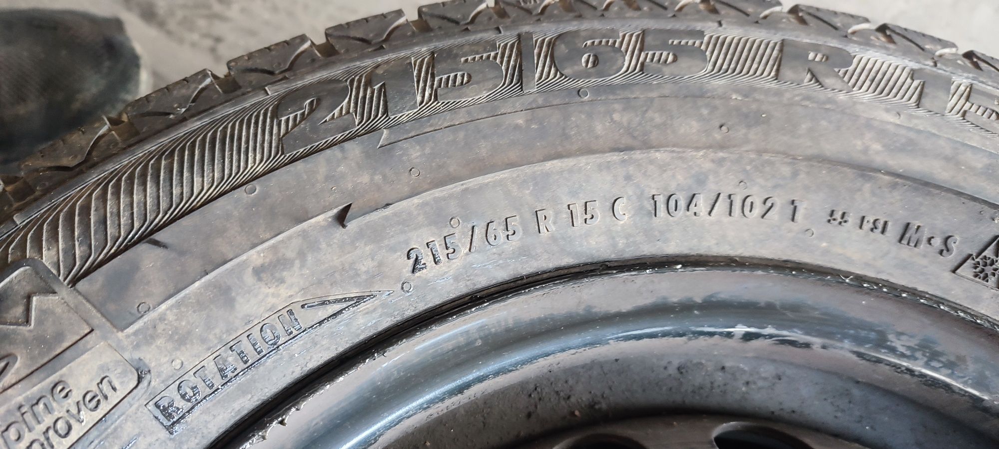 Koło zapasowe do samochodu Ford Transit Custom 15" 215/65R15
