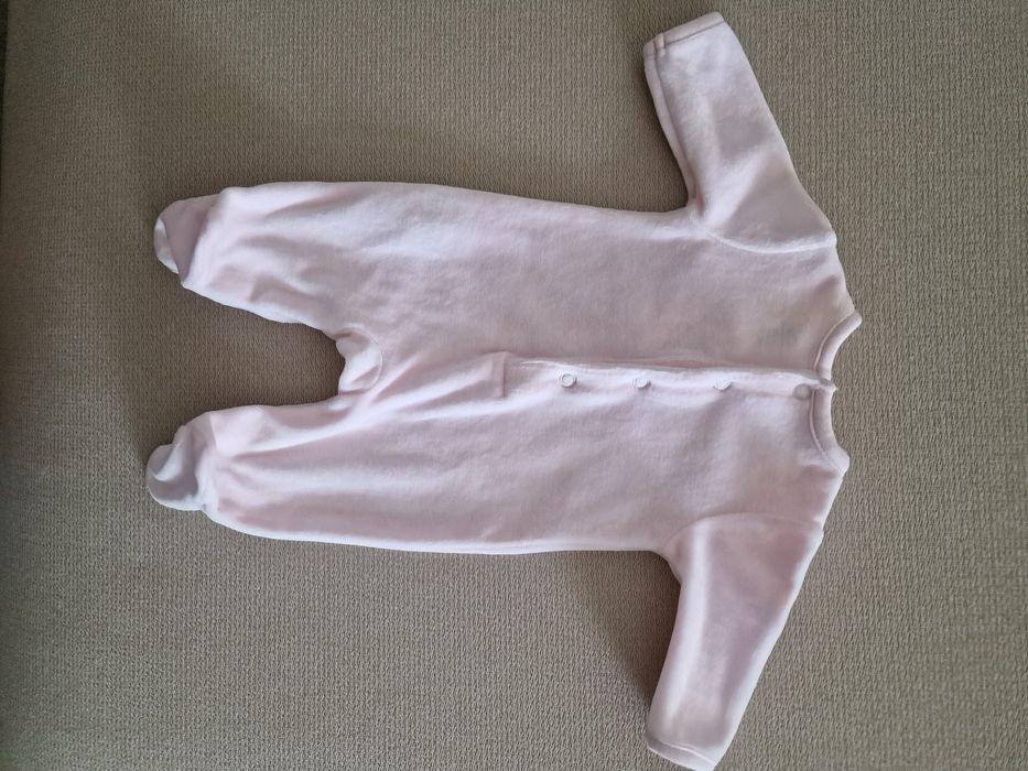 Babygrow Cotton Juice rosa menina 44 cm