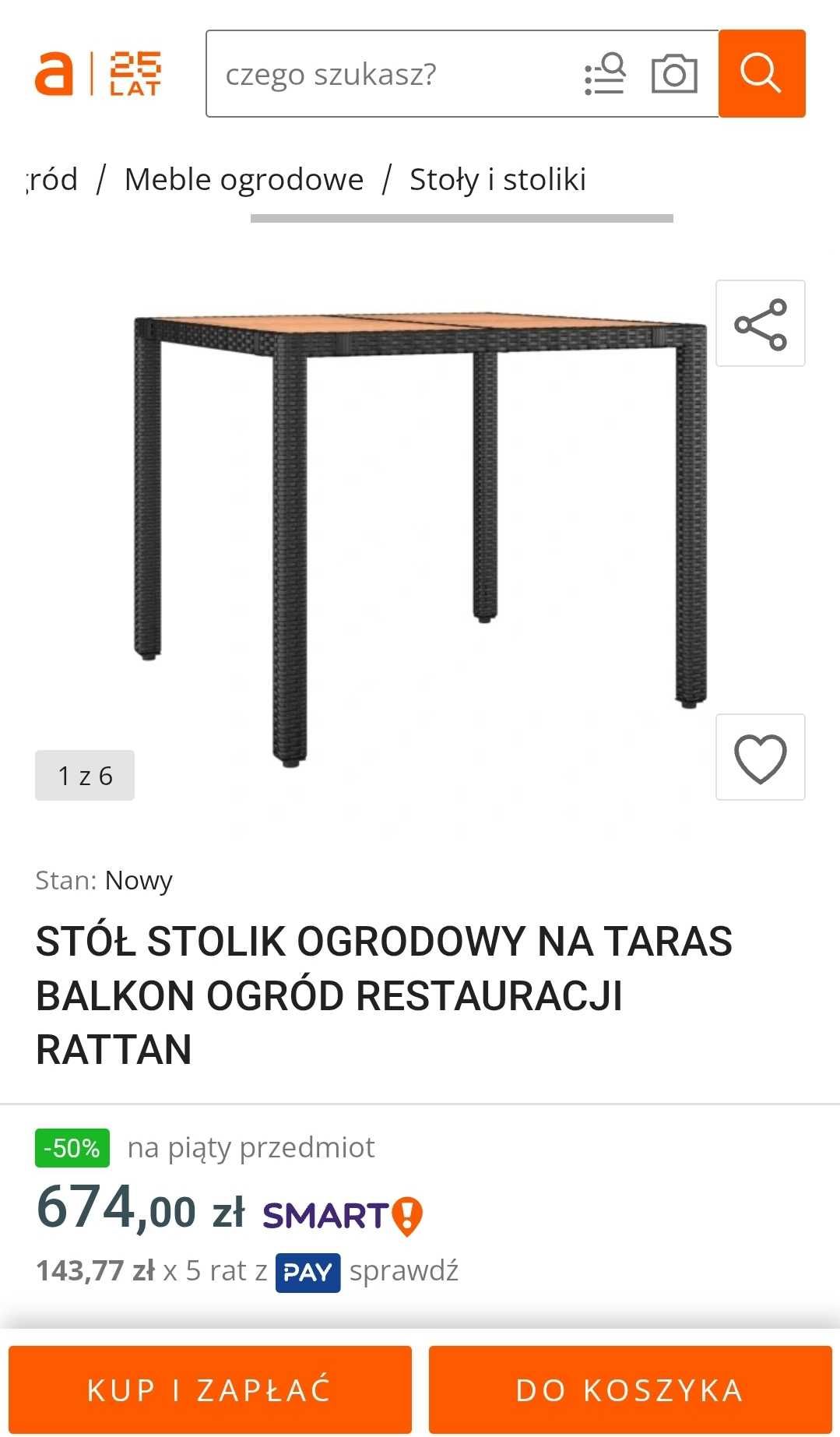 Stół rattan drewno  + 3 krzesła
