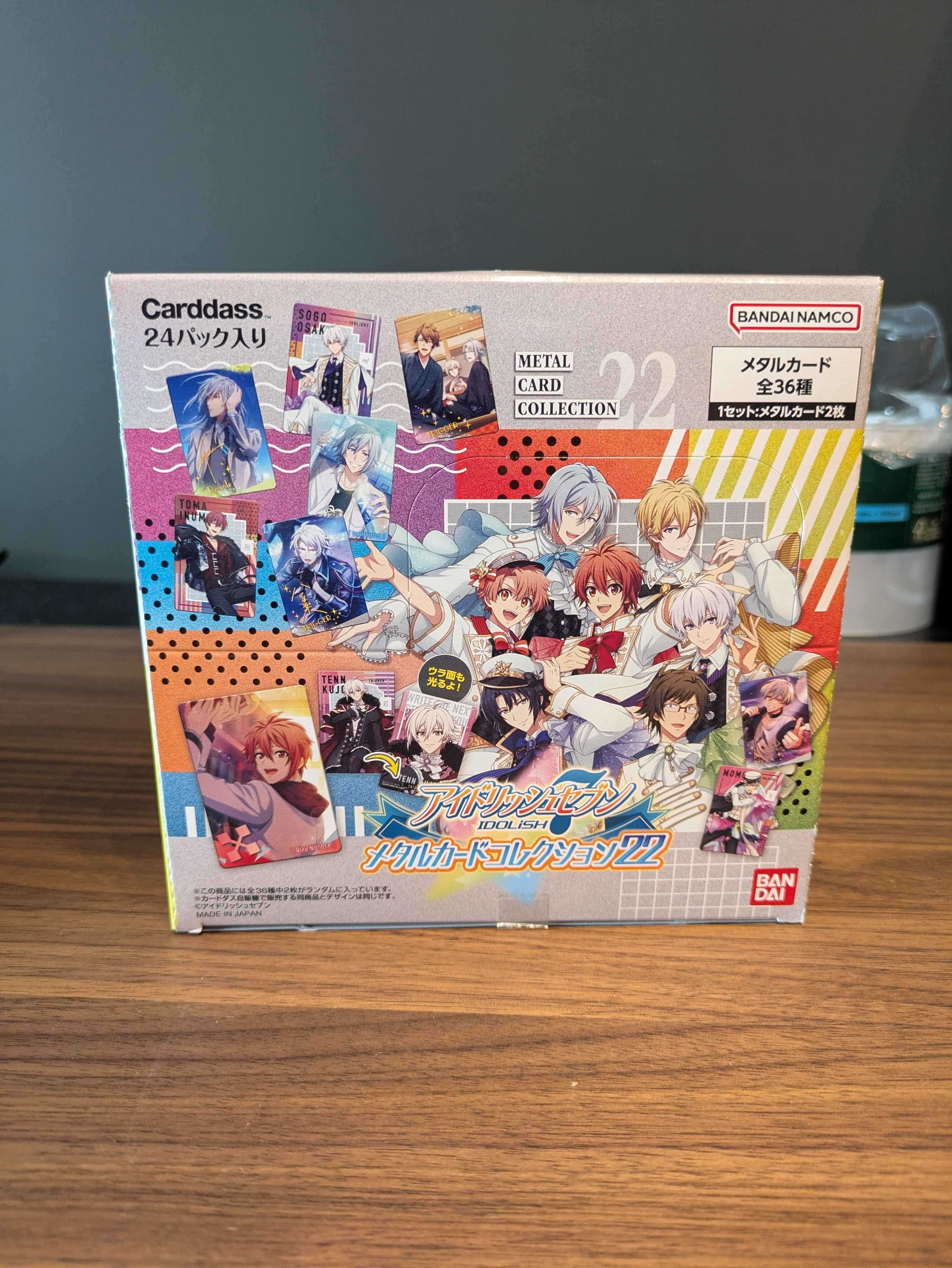 Bandai IDOLiSH7 Metal Card Collection Booster Box