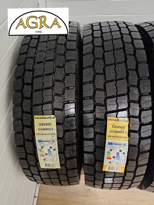 315/80R22.5 NOWA (1070netto) GROUNDSPEED opona napędowa opony napęd
