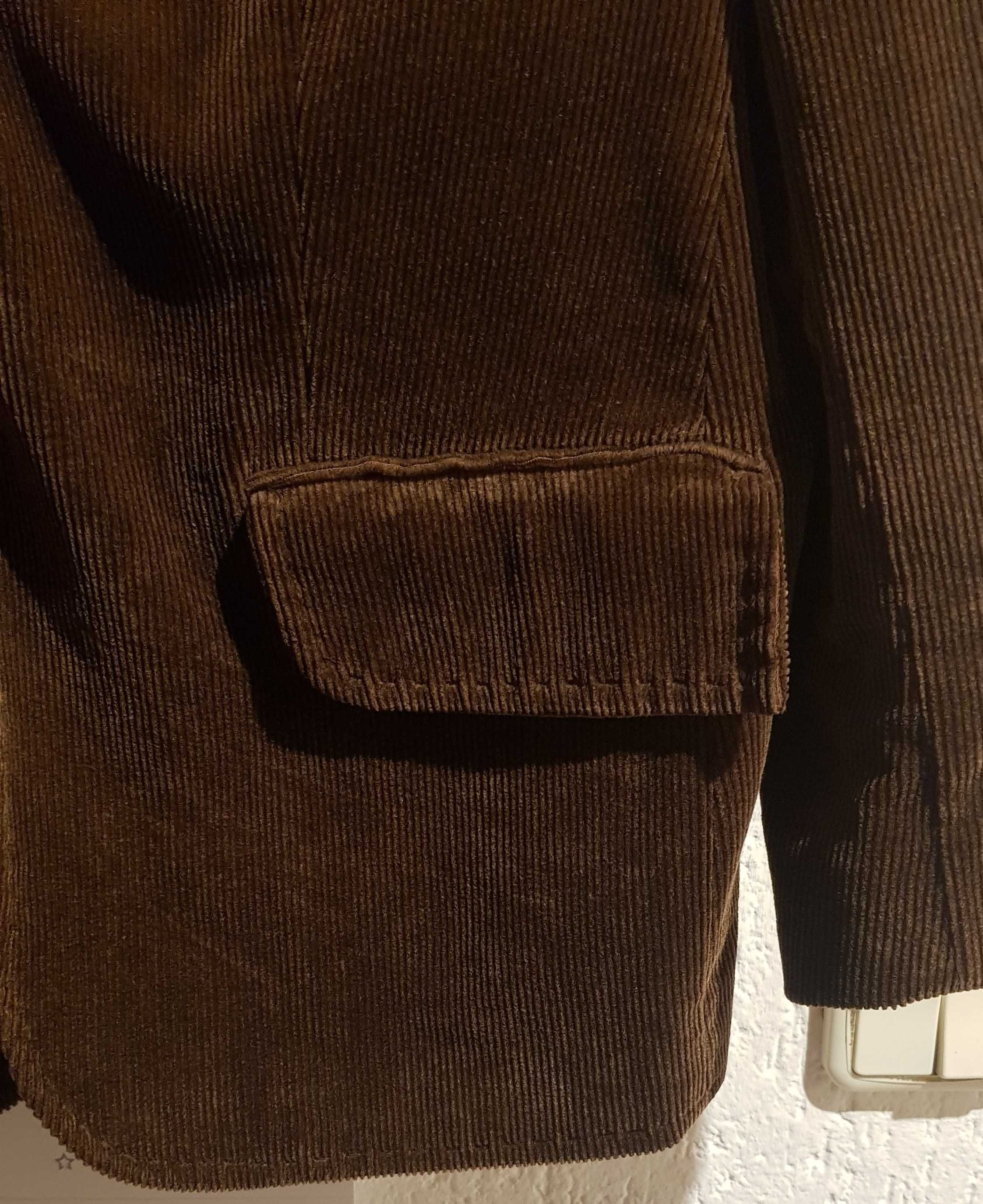 Blazer de senhora em bombazine castanho tamanho 44