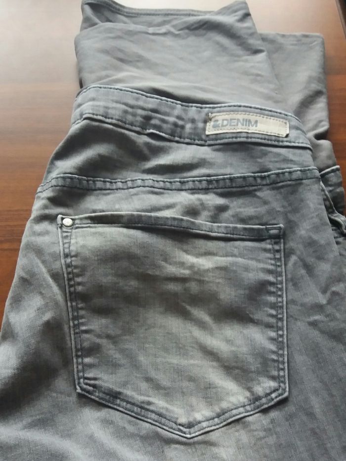 Ciążowe-zestaw- woskowane leginsy(nowe), jeansy h&m, tunika