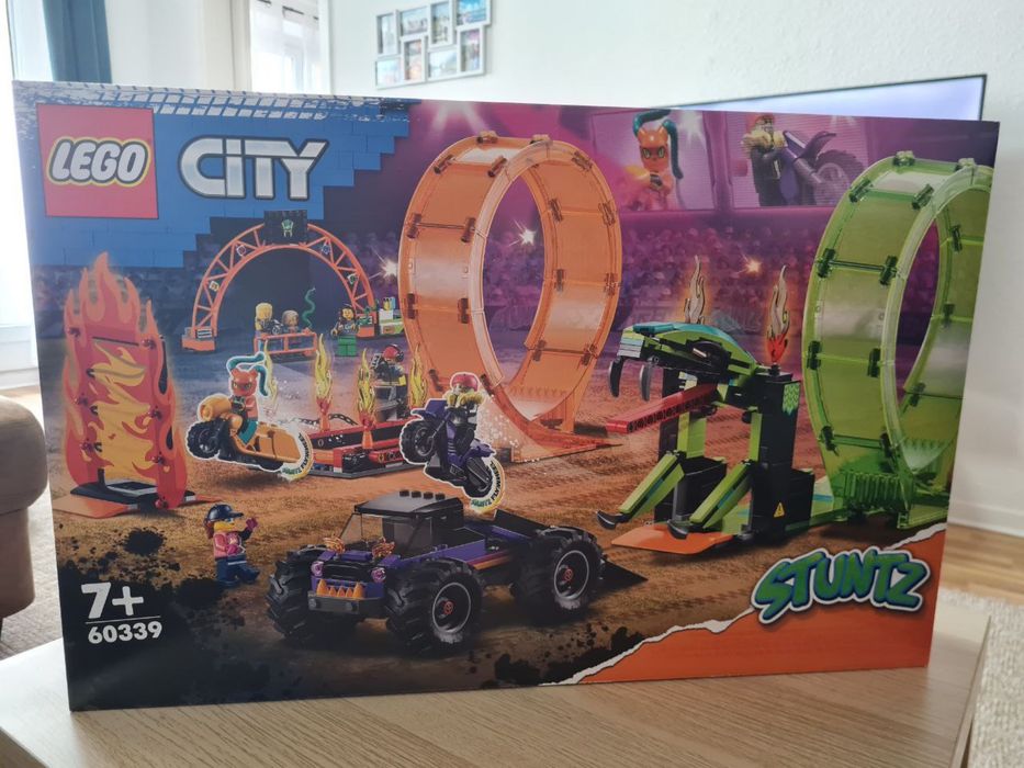LEGO City Stuntz 60339 Подвійна петля каскадерської арени новий!