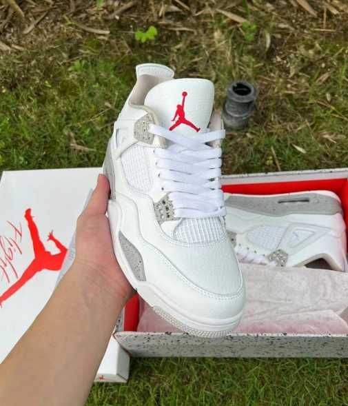 Buty meskie Mokasyny Jordan_4_Retro_WhiteOreo R.38.5