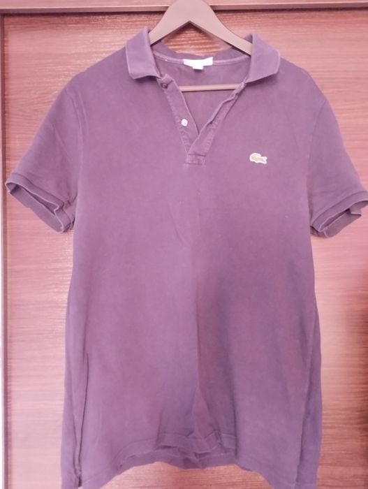 Koszulka męska polo slim fit  granatowa rozm L ,Lacoste