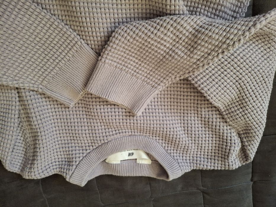 Sweter H&M z bawełny dla chłopca rozm.110/116