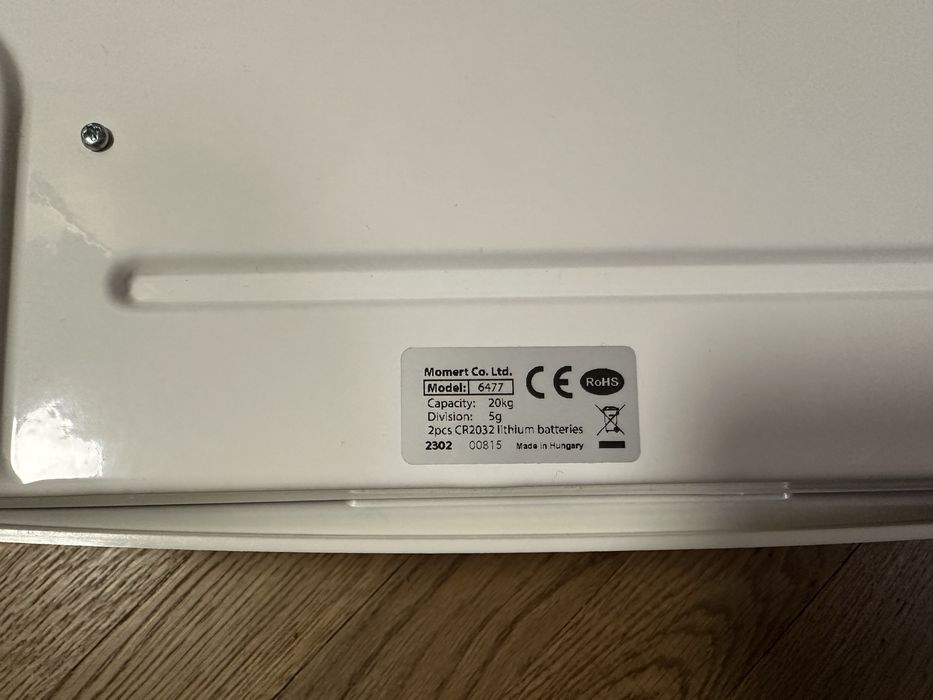 Ваги електронні Momert 6477 5G для дітей та немовлят