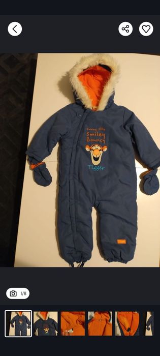 Kombinezon zimowy Disney Kubuś Puchateki i Przyjaciele.