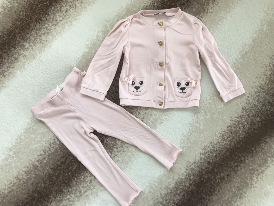 Komplet sweterek legginsy 92 H&M HM