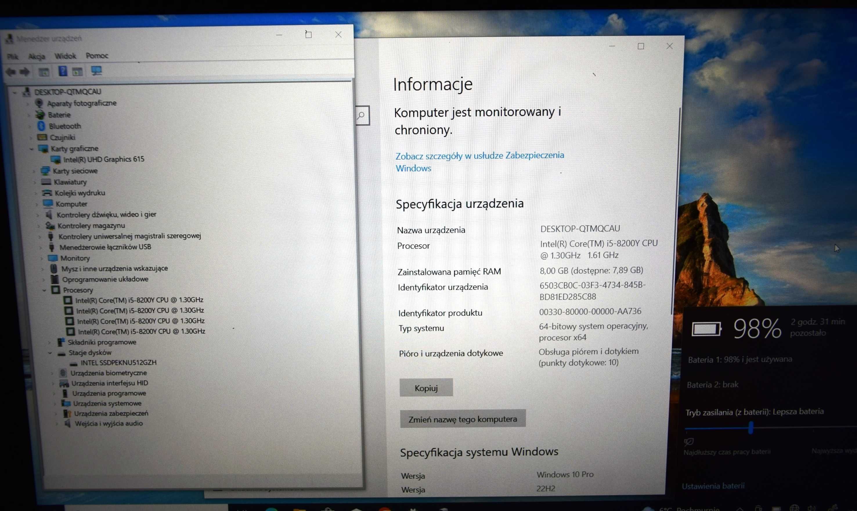 laptop tablet 2 w 1 Vaio A12 VJA121C12M 12.5" i5/8GB/512 SSD LTE MŁAWA