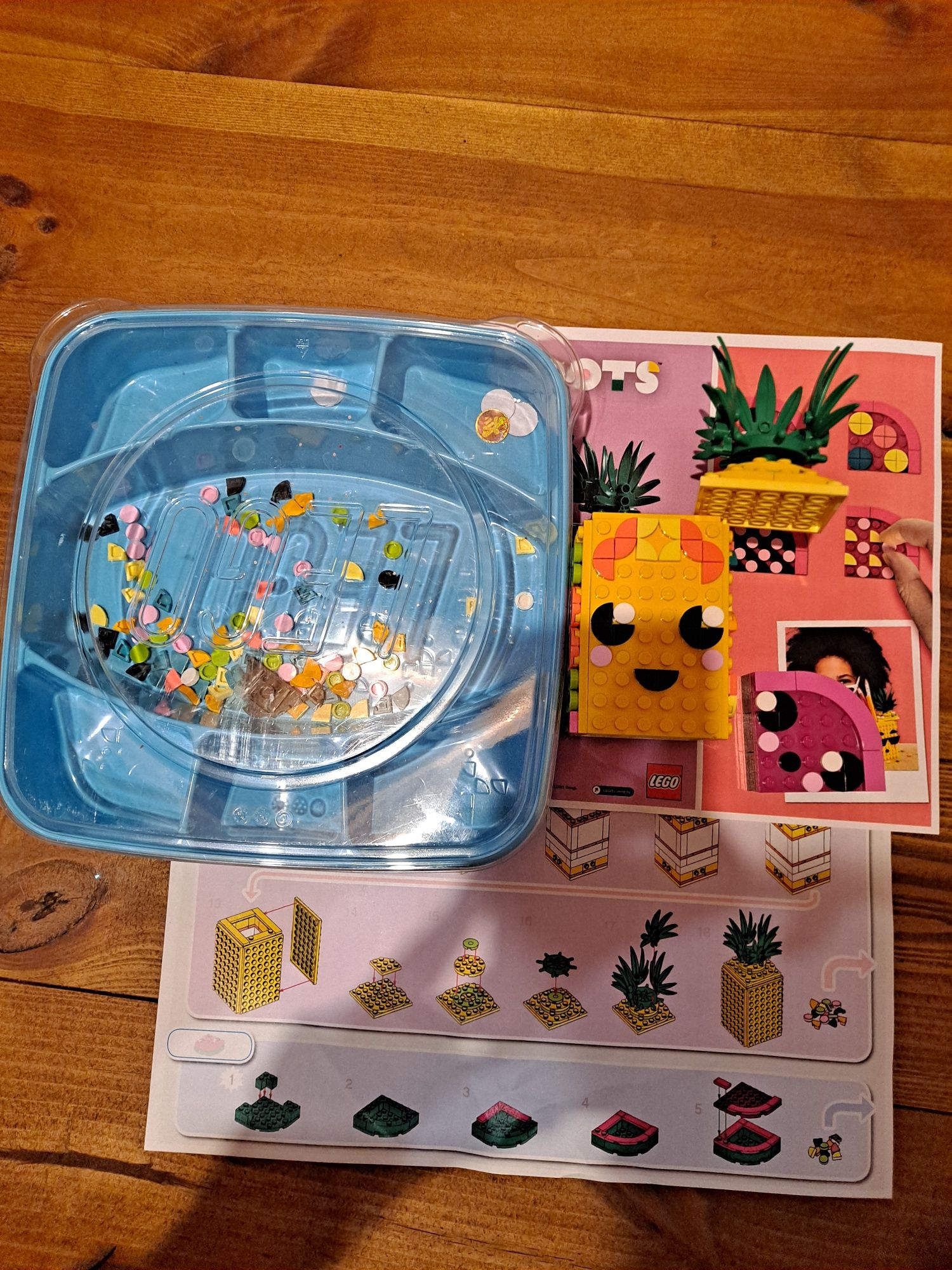 Lego Dots 41096 pojemnik organizer na biurko ananas