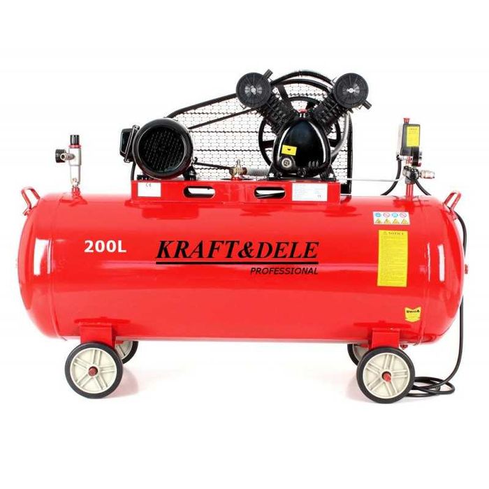 KOMPRESOR sprężarka olejowy 200L 400V moc 5,9 KM SEPARATOR KRAFT