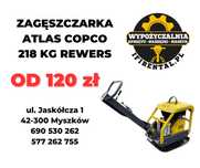 ZAGĘSZCZARKA 220 kg, rewers, Atlas Copco Wynajem wypożyczalnia