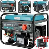 Agregat generator prądu benzynowy ks 7000e-3 k&s [BUD237]