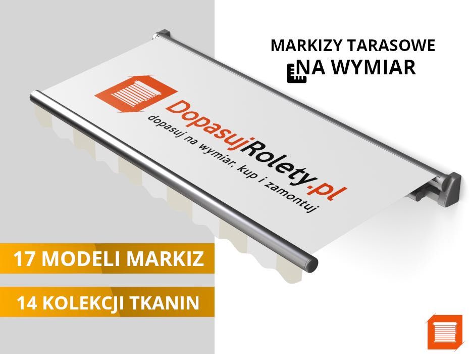 MARKIZA Tarasowa NA WYMIAR Markizy Zadaszenia Tarasowe Ogrodowe Ogród