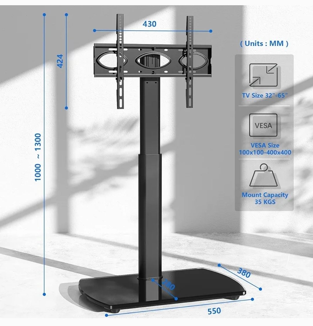 Suportes para TV em Perfeito Estado, Vertical, Sleek design