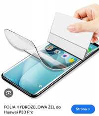 Folia hydrożelowe Huawei p30 pro nowa 3sztuki