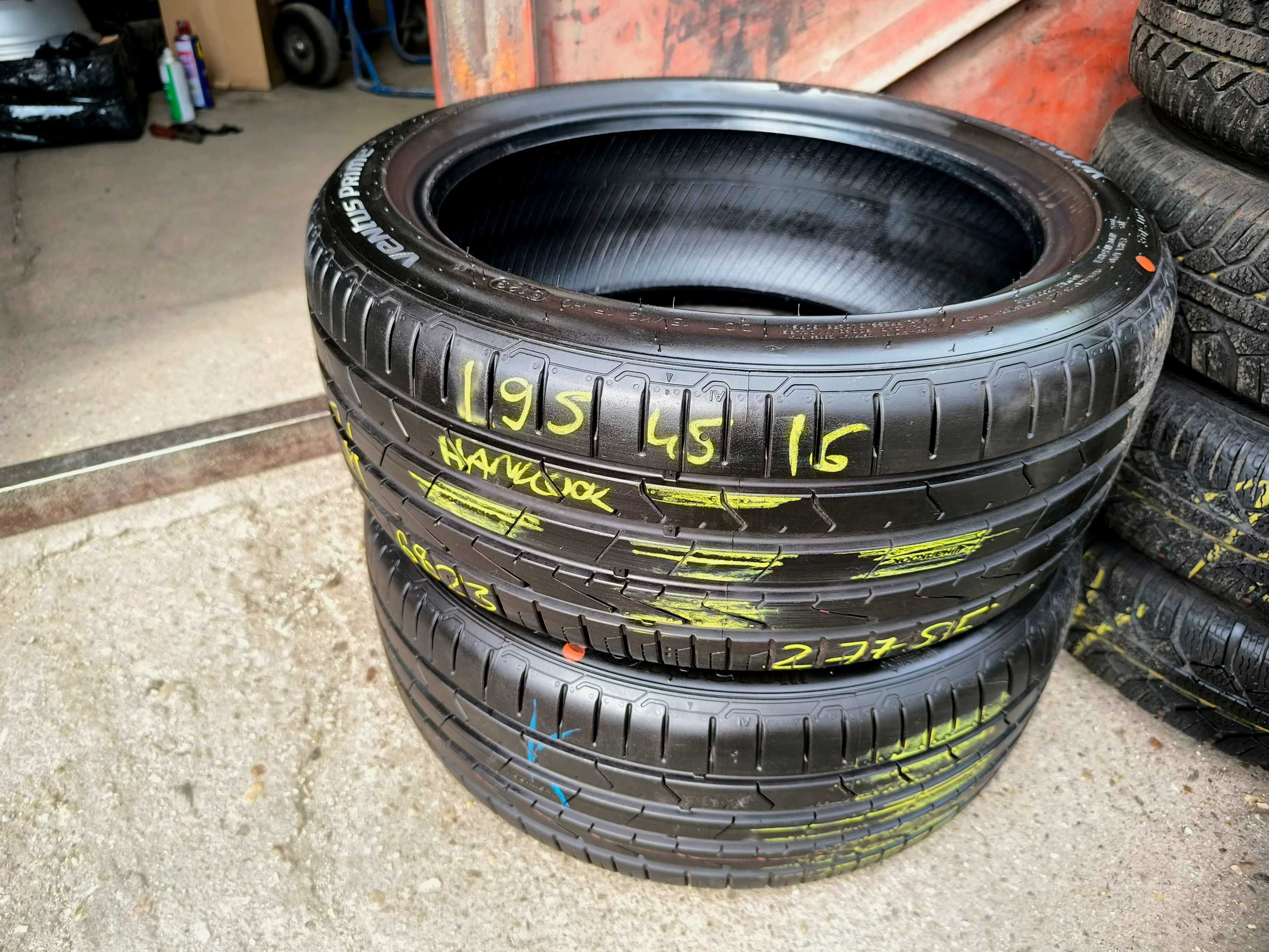 195/45R16 Opony Letnie Lato HANKOOK VEMTUS PRIME 3 J.NOWE 23r. Kropki