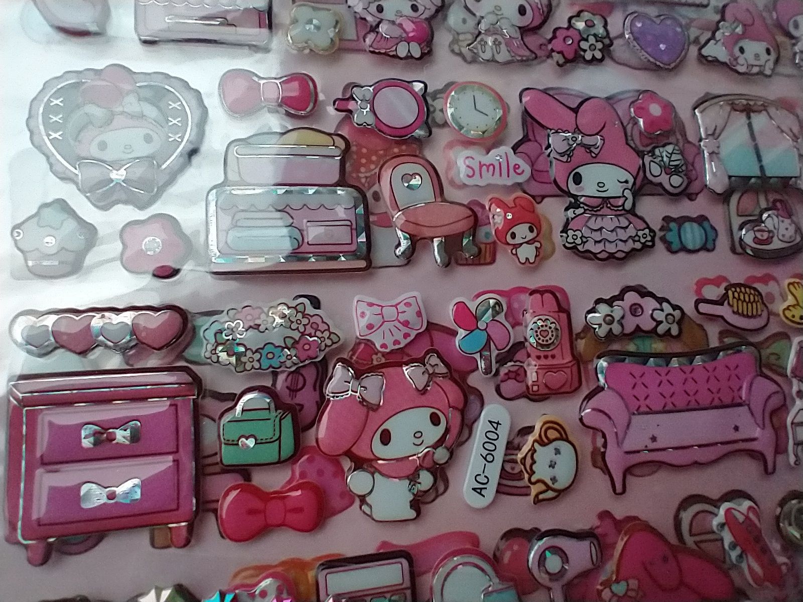 Naklejki wlepki 3d My Melody Hello Kitty kawaii