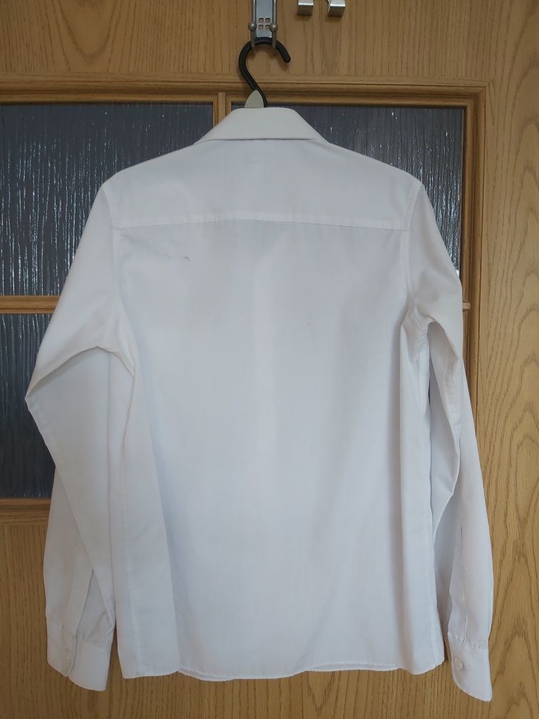 Koszula chłopięca 11 , 12 lat biała 152 cm