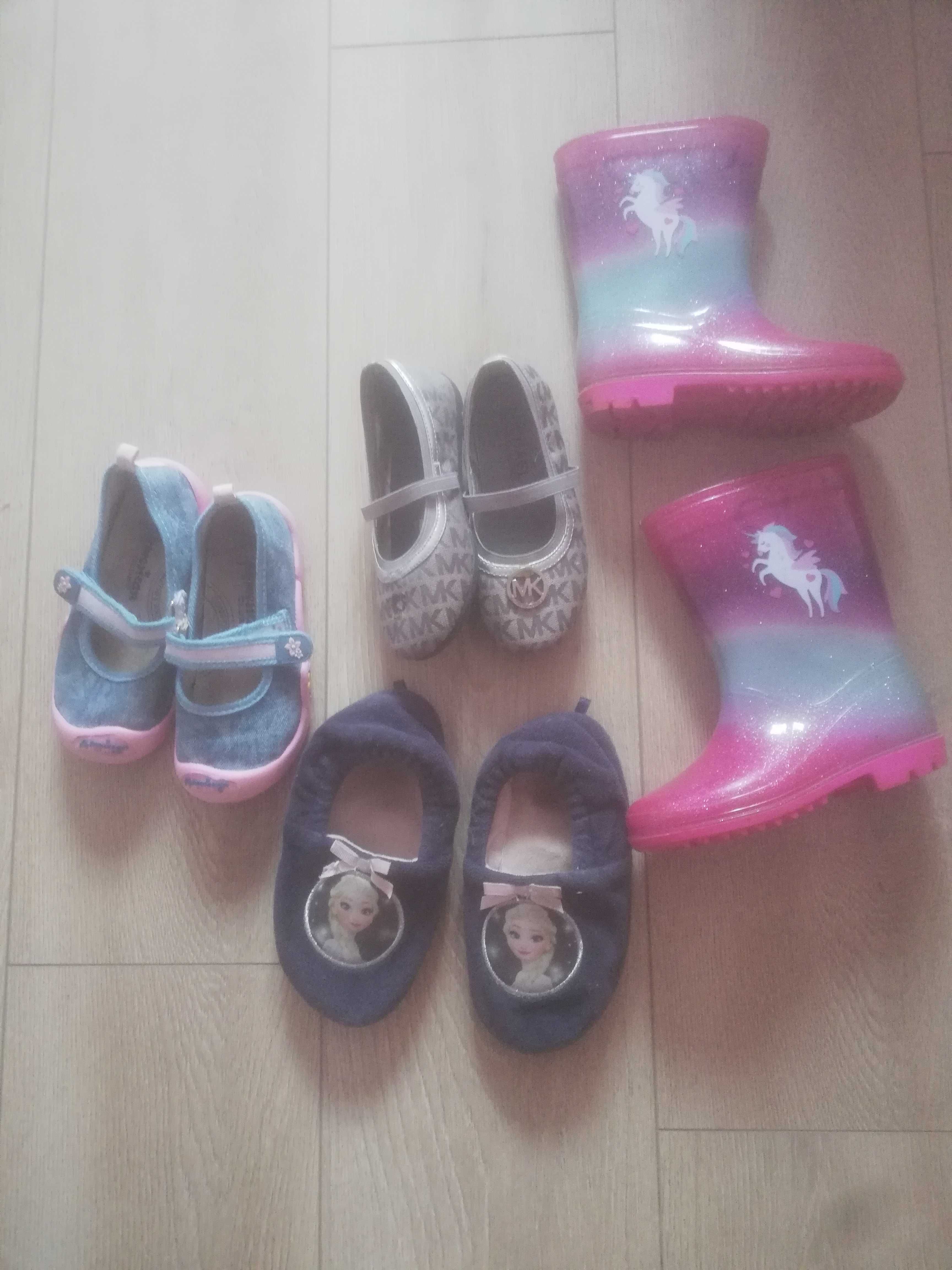 Buty dla dziewczynki rozmiar 27,kalosze,kapcie Elsa, Michael Kors