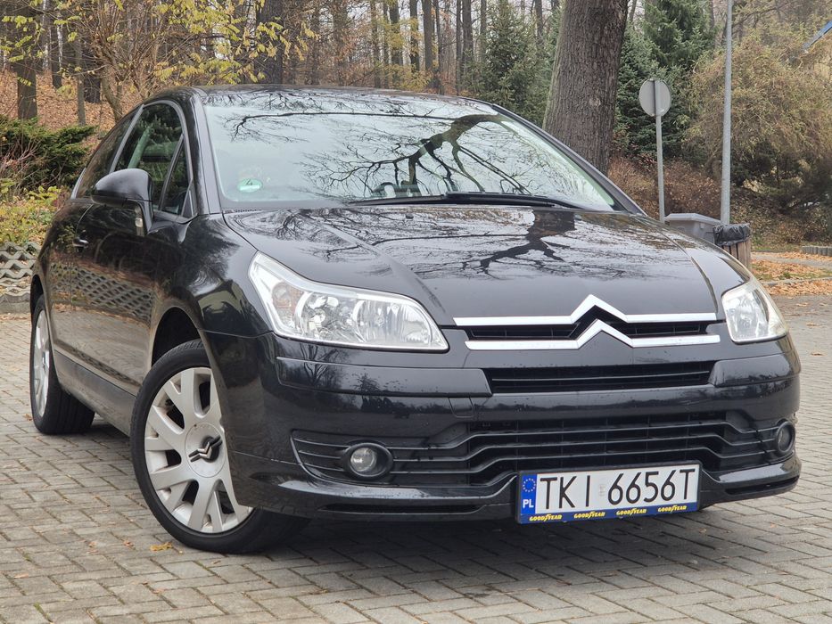 CITROEN C4 Coupe 1.6 16V 109KM 2007r Klima Alu Bezwypadkowy Serwis PL