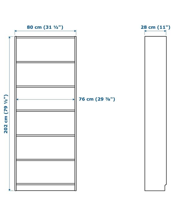 2x regał IKEA billy oxberg /dostawa