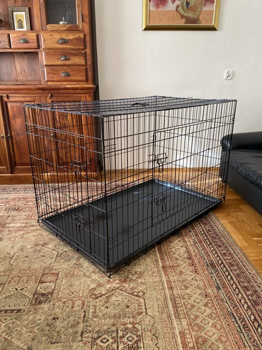 Klatka dla psa NOWA metalowa XXXL kojec transporter PREMIUM 122CM